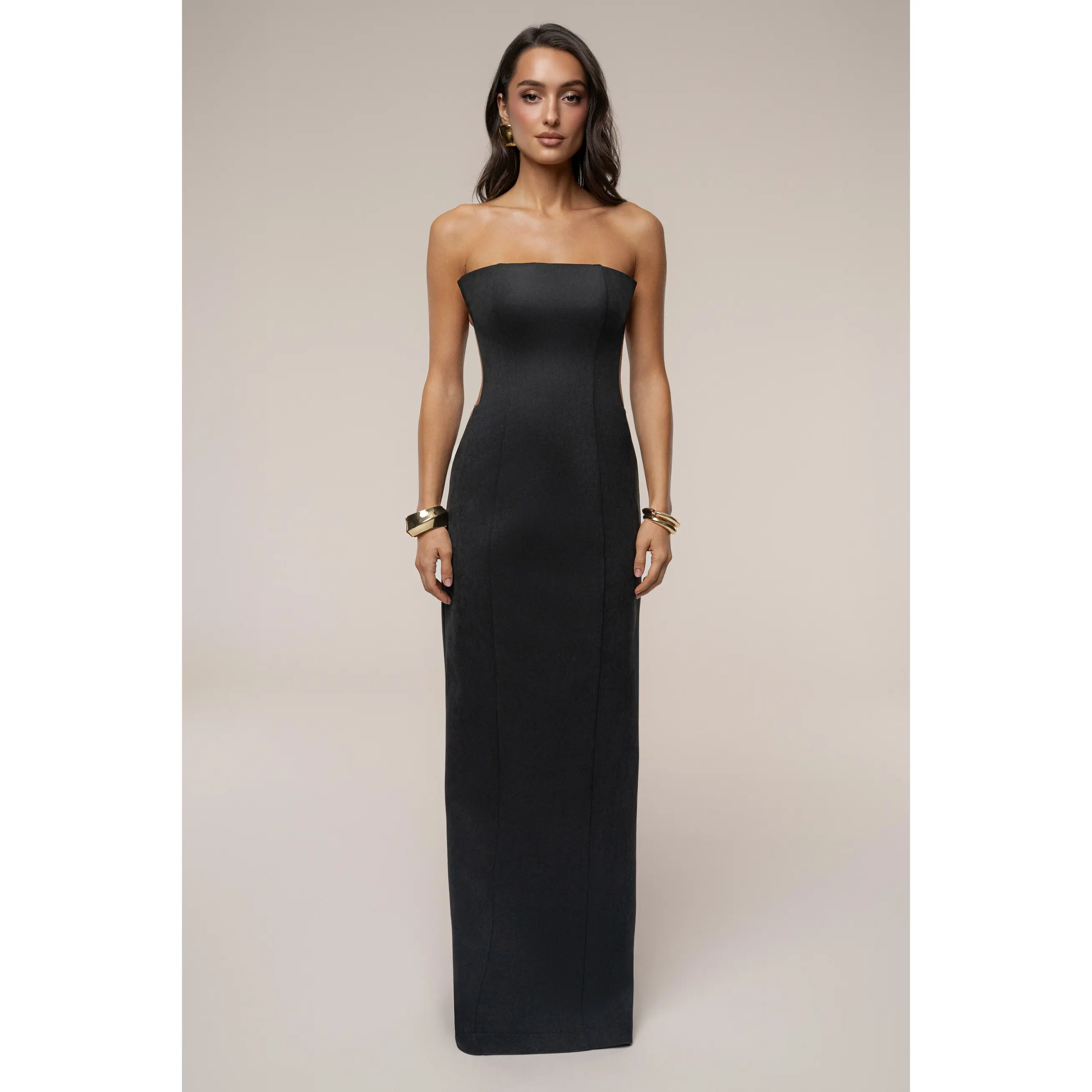 chinese dress ladies Madeleine Strapless Maxi Dress