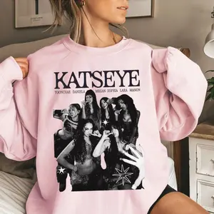 The Beautiful Chaos Katseye Sweatshirt, Vintage Y2k Kpop Katseye Shirt, Katseye Soft Is Strong Hoodie, Katz Merch Tour Outfit , Unisex Sweater Pullover Tee
