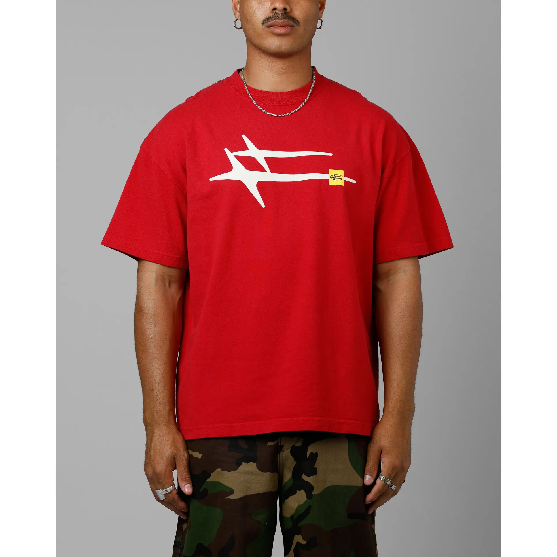 Loiter Hybrid T-Shirt Red