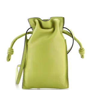 Pre-owned Loewe material Messenger Bags Flamenco Knot Bag Leather Mini by Rebag