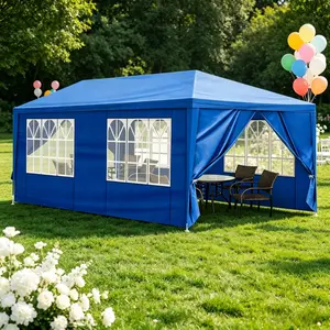 Outdoor Canopy, 10x20/30ft Outdoor Tent w/Removable Sidewalls,Waterproof, Anti-UV, for Parties, Outside Waterproof Wedding Canopies patio furniture, Summer Vibes, Outdoor Fun