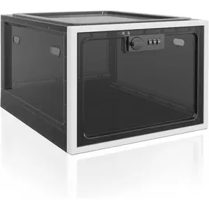 Large Capacity Medication Lock Box, Fridge Lock Box for Medicine Safe, Locking Medicine Box with Code for Snack, Food and Home Safety