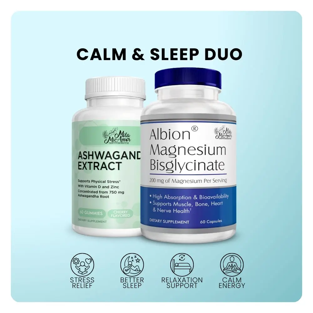 Calm & Sleep Duo | Stress Relief, Relaxation & Restful Sleep Support