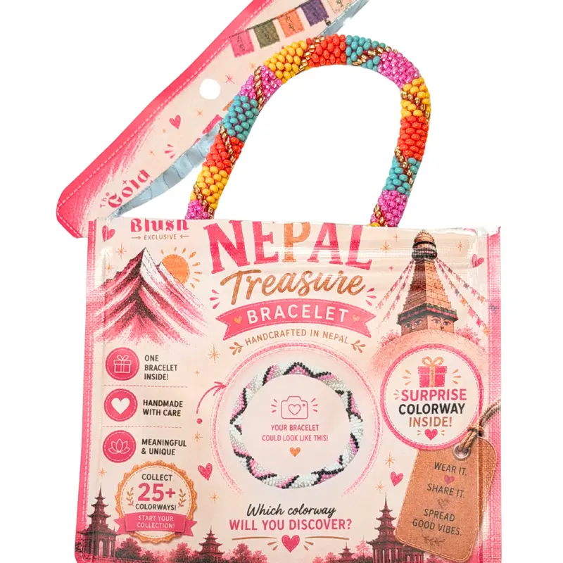Gold Blush® Nepal Treasure Bracelets Season 2 Blind Bag - Mystery Collectible Bracelet