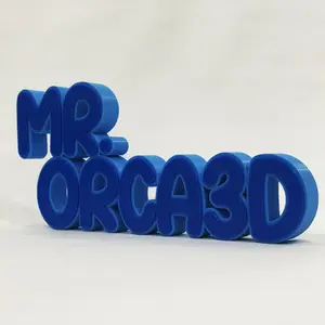 Signature Personalized Custom 3D Name Plate - Solid Piece with 2 Color Options, White Background by Default, PLA Eco-Friendly Office Sign