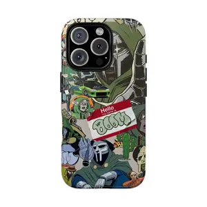 Retro Comic Art Design Phone Case for iPhone 16 15 14 13 12 1, Comic Book Style Superhero iPhone Case, Gift For Comic Fans