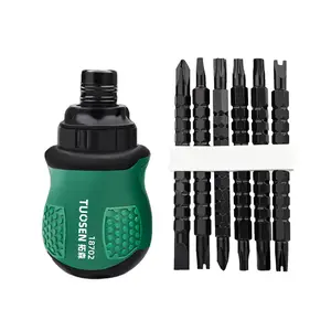 Multifunction Magnetic for Cross Bit Double for Head Mini Telescopic Ratchet Scr