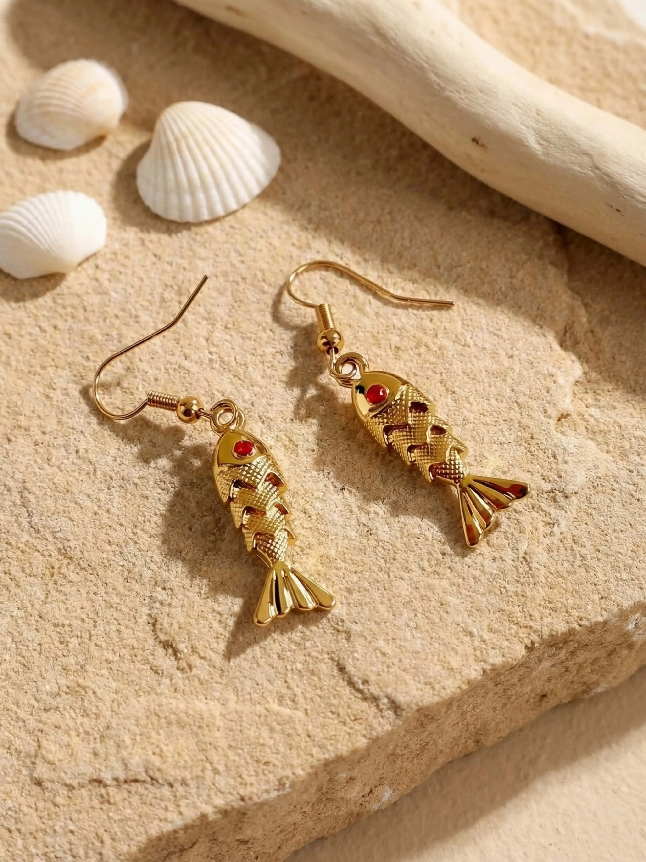 Women's Fashion Fish-Shaped Earrings Set, Casual Daily Wear Jewelry, Beach Earrings, Alloy Material, Plain Pattern, All Seasons Accessory, Dainty Earrings Set