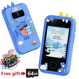 Kids Phone for Boys, 2.8" Touchscreen Toddler Toy Cell Phone with Dual Camera, Games, Music Player