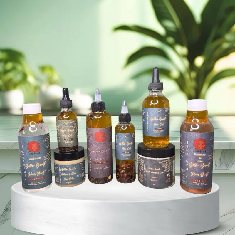 Rosemary & Clove Hair Growth Bundle Kit - 8 Products for Nourishment Growth Oil & Strawberry Cheesecake Scented Mist Haircare Smooth