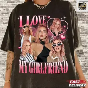 Custom I Love My Girlfriend Boyfriend Photo Valentine T-Shirt Sweater Hoodie, Personalized Picture Gift, Couple Family Bootleg 90s Tee , Global Trending Outfits