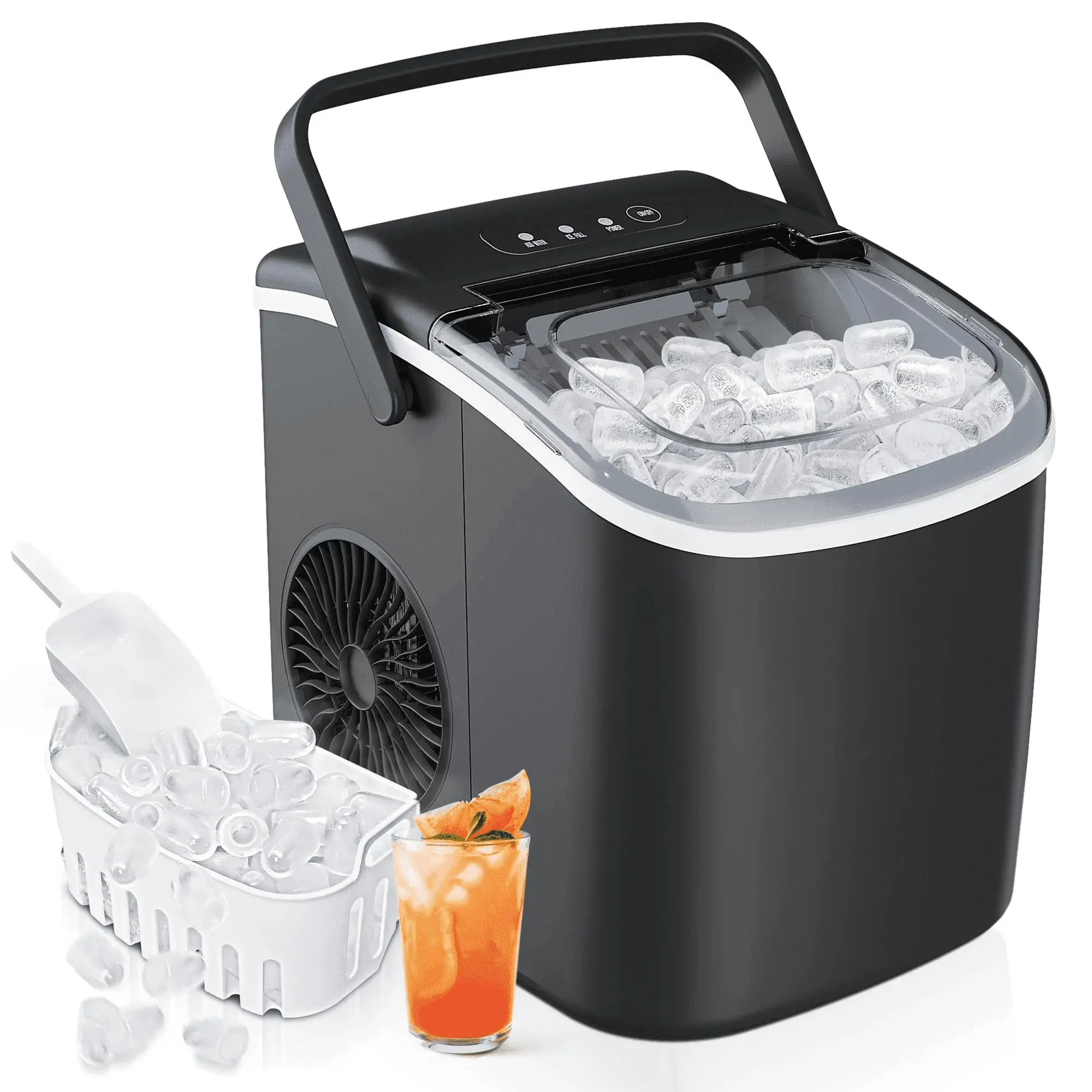 Get Chilled Fast: Crank Out 9 Bullet Ice Every 6 Min!