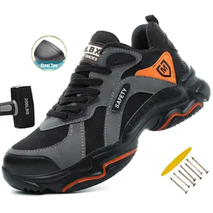 New Men's safety shoes, puncture resistant work shoes, men's protective shoes, wear-resistant work boots Tactical Boots Indestructible soles