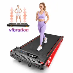 Incline Walking Vibration Pad, Under Desk Treadmill, 330 lbs Capacity, 2.5HP Portable Compact Treadmill for Home Office with Remote Control