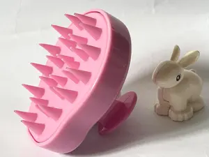 Shampoo Massager Brush for All Kinds of Hairs, Shower Scalp Massager for Men & Women - Helps Promote Healthy Blood Flow, Relieve Stress (Pink) Body Care Daily