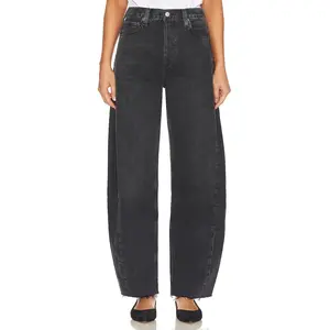 AGOLDE Luna Pieced Wide Leg Jeans in Possess