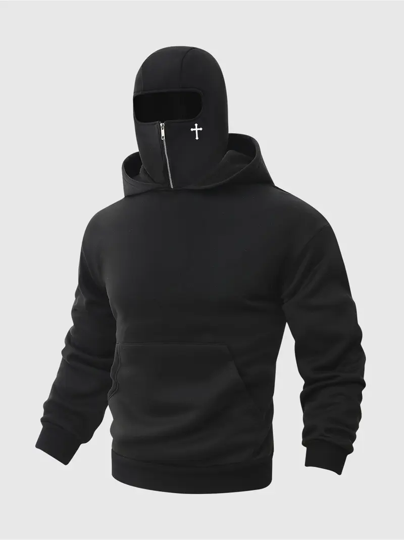 face zip up hoodie - TikTok Shop