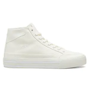 PUMA Mens Court Classic Vulc Mid High  Sneakers Shoes Casual - White