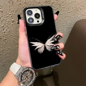 Feathered Butterfly Wings, Anti-Fall Phone Case for iPhone 11/12/13/14/15/16 Pro Max Plus /X/XR/XS/XSMAX, Protective,Local,Shockproof