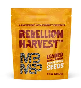 REBELLION HARVEST x MINORITY PROSPECTS - Loaded Baked Potato Sunflower Seeds (2.5oz) Flavor Snack Savory