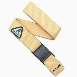 Treeple Belt - Beige Canvas with Tree Logo - Perfect for Hanging Out and Messing Around - Arcade Brand