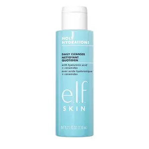 elf Holy Hydration! Daily Cleanser - Deep Cleansing and Hydrating Formula - 3.71 Fl Oz - Suitable for All Skin Types