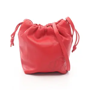 Pre-owned Loewe Lambskin Shoulder Bags Anagram Nappa Leather Shoulder Bag