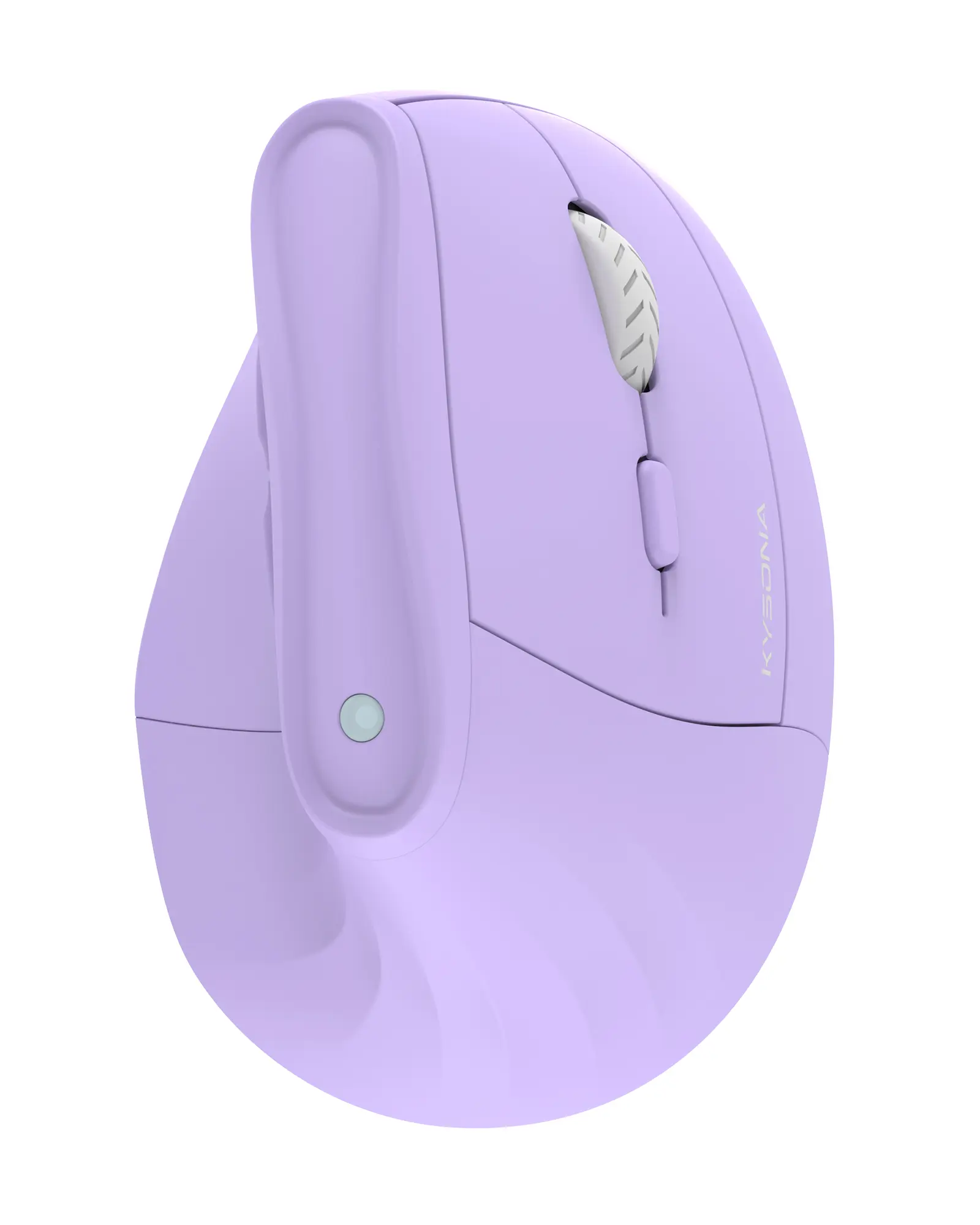KYSONA 57° Ergonomic Wireless Tower Mouse, Vertical Quiet Ergo Mouse, Bluetooth(BT5.0,BT3.0)&2.4G, (800/1200/2400/2400/4000), 7 Buttons for Windows, macOS, iPadOS, Laptop, PC