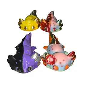 Mystery Color 3” Flexi Axolotl – Triple Blend Mini Figurine