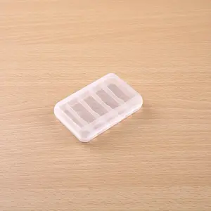 1pc Clear Plastic Storage Box with Hinged Lid - Perfect for Organizing Small Items!