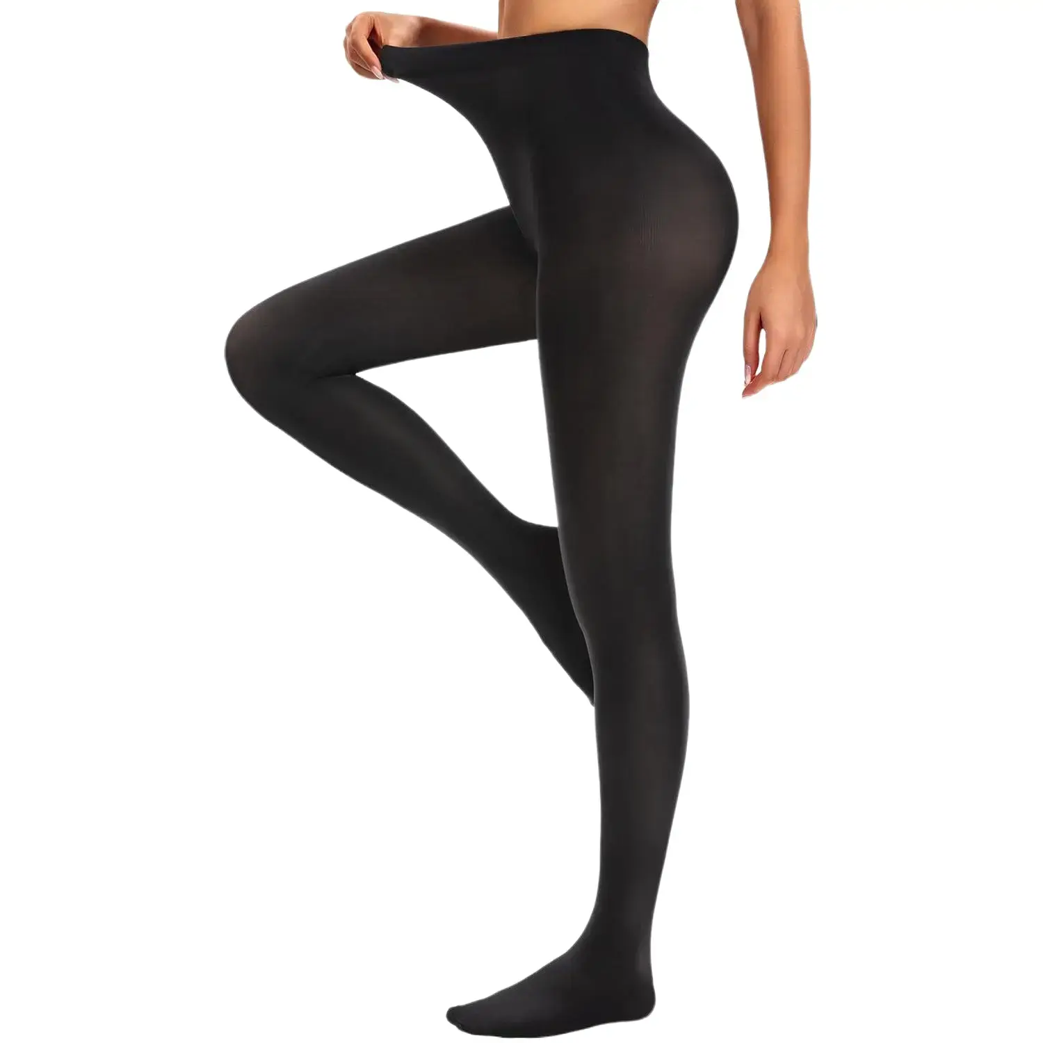 Women's 80D Opaque High-Waist Tights, Casual Fit Stockings