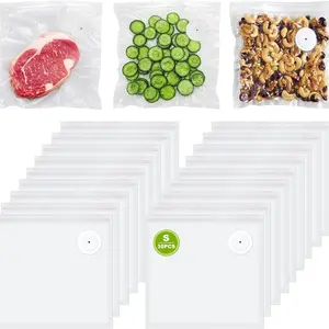 30PCS Vacuum Bags for Food Preservation - Vacuum Sealer Storage Bags for Deli Meat, Steak, and More - Sous Vide Bags for Kitchen Accessories Vacuum Packing Seal