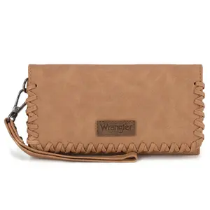 Wrangler Whipstitch Wristlet Wallet
