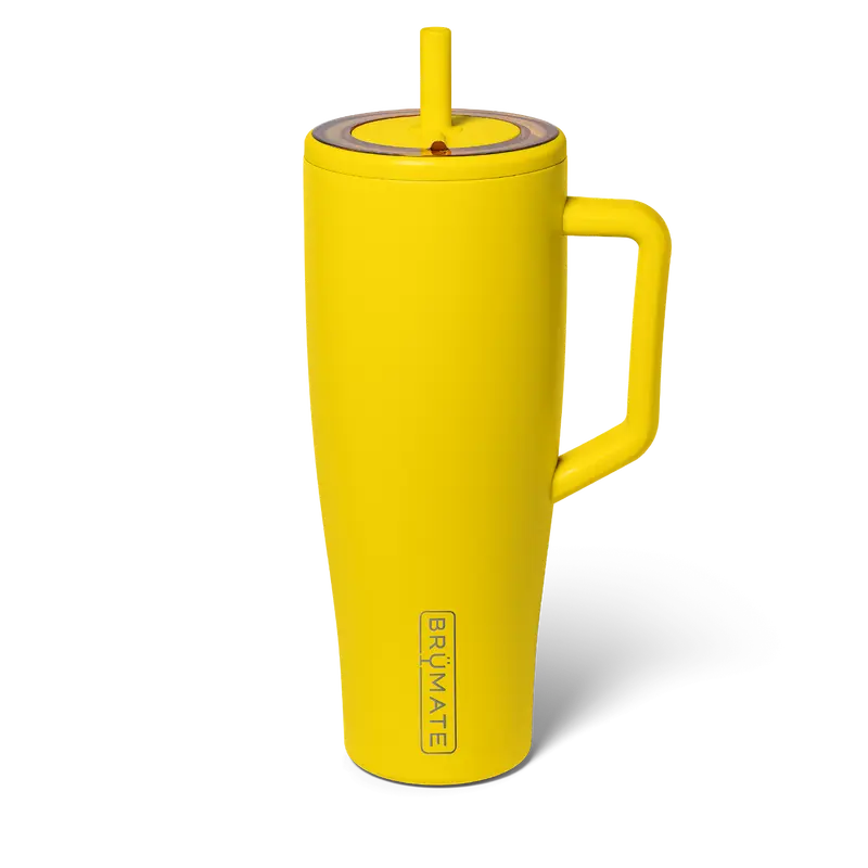BrüMate Era 40oz Tumbler with Handle and Straw | 100% Leakproof Insulated Tumbler | Keeps Ice 24+ Hours | Cup Holder Friendly Base