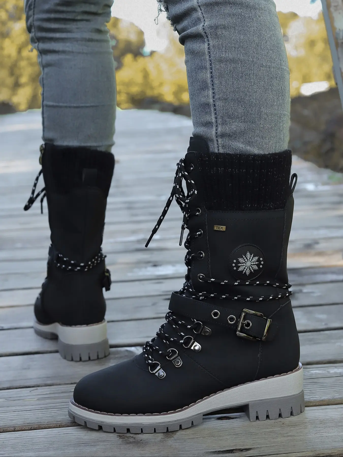 Women's High Heel Chelsea Boots, Fashionable Mid-Calf Design, Comfortable PU Leather & Rubber Sole, Perfect for Casual & Formal Wear, Casual Warm Boots