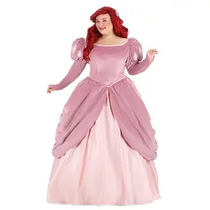 Plus Size Disney Pink Dress Ariel Women's Costume (© Disney)