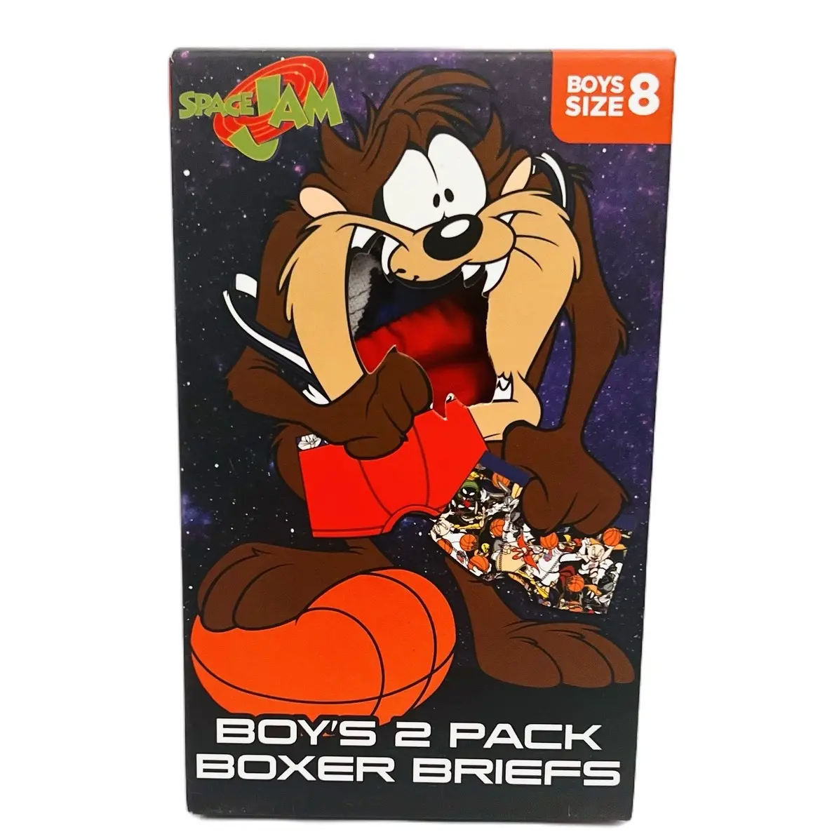 Tasmanian Devil Boys Boxer Briefs (Size 8)