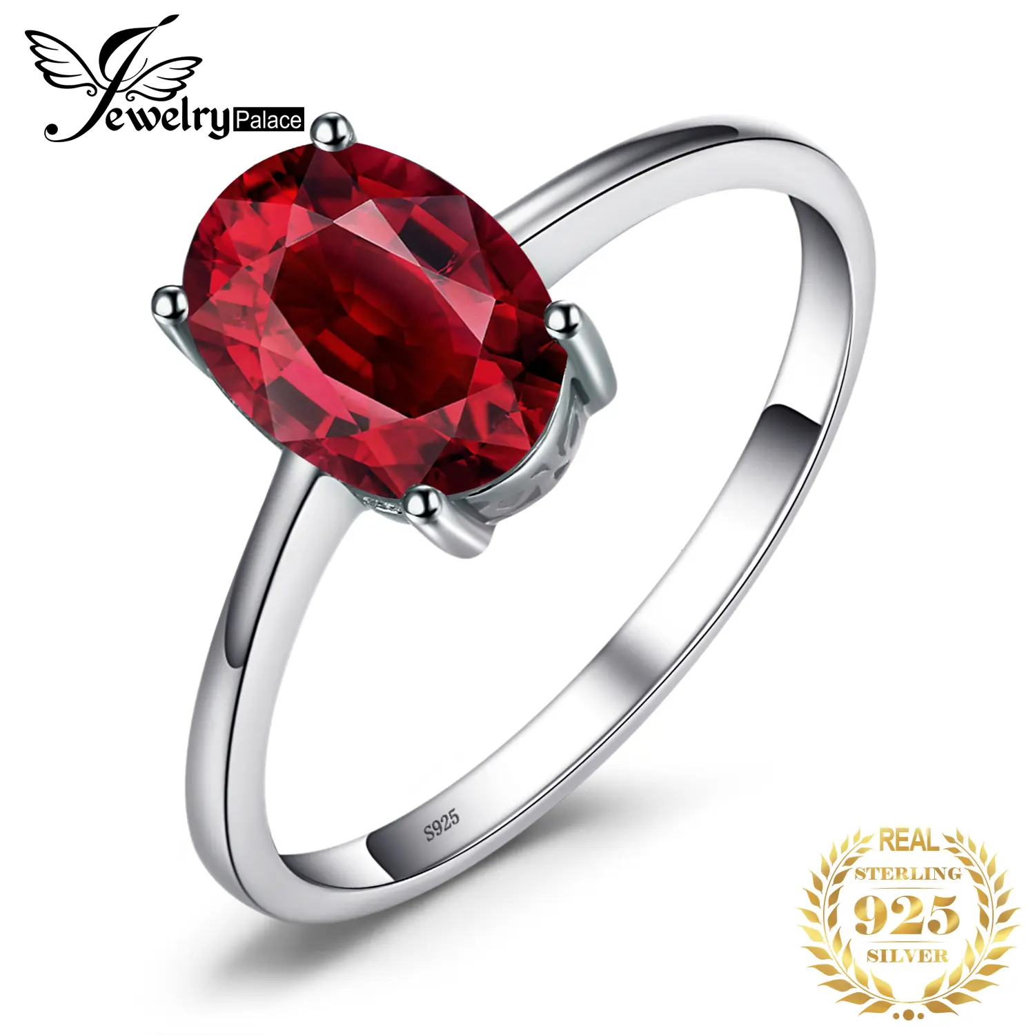 Genuine Garnet  Amethyst Citrine Peridot Blue Topaz 925 Sterling Silver Rings for Women Colorful Gemstone JewelryGift
