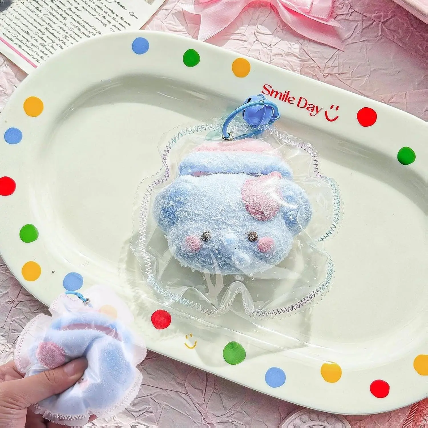 Anboor Matte Tissue-like Squeeze Toy - Elephant Squishies Toy, Ultra Soft Exquisite Silicone Elephant Slippers Squeeze Fidget Toys Stress Relief for Kids Adults Autism Birthday Gift