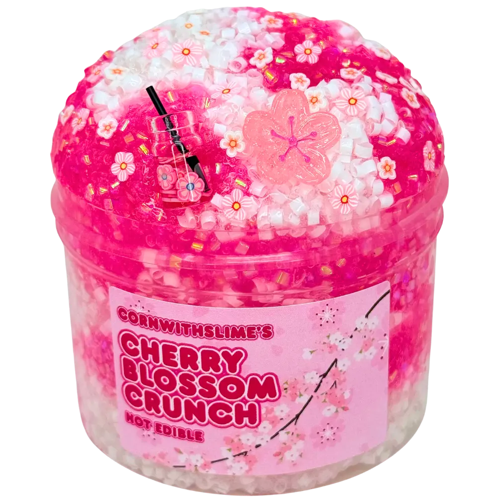 Cherry Blossom Crunch 8oz Slime Bingsu Texture Scented Cherry Blossom Cherry Blossom Crunch 8oz Slime Bingsu Texture Scented Cherry Blossom