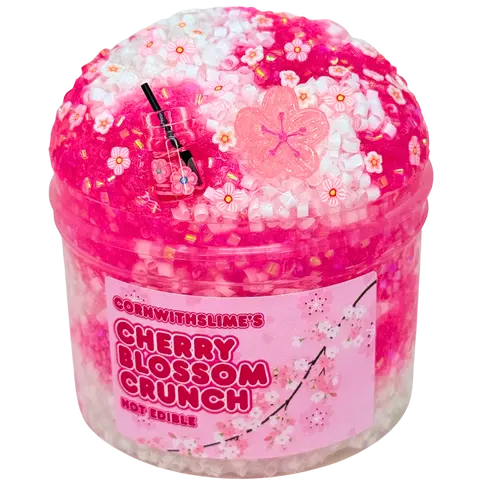 Cherry Blossom Crunch 8oz Slime Bingsu Texture Scented Cherry Blossom