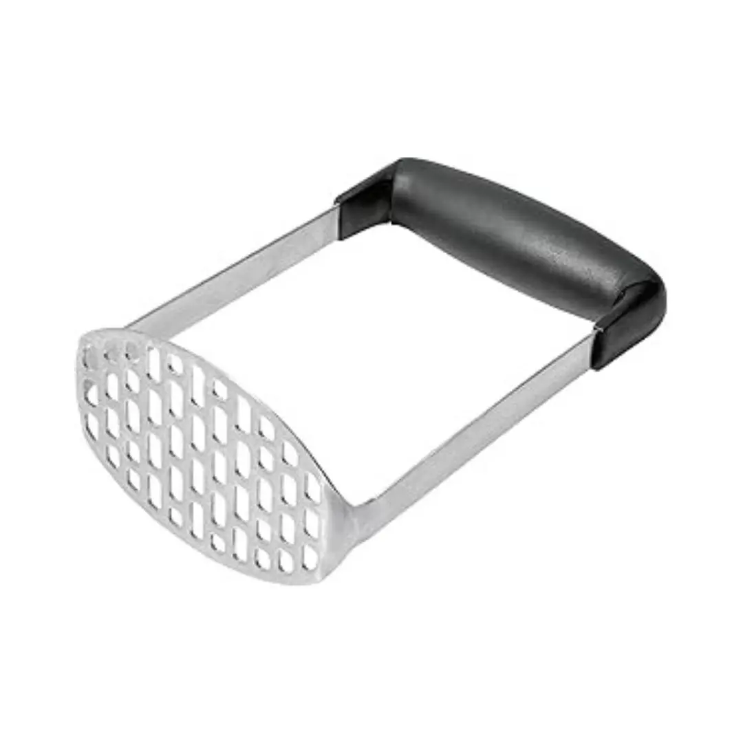 Good Grips Stainless Steel Smooth Potato Masher, Black/Silver