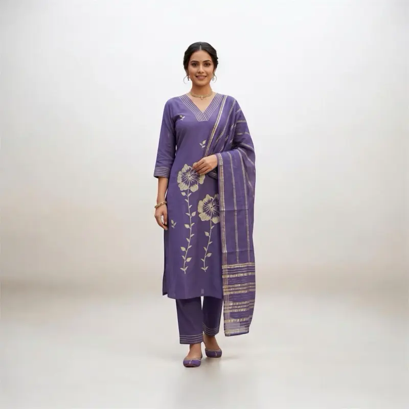 Roman Silk Kurta Set, Soft Comfortable Casual Wear for Versatile Occasions