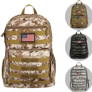 32L Military Backpack Army Molle Bag Tactical Rucksack Travel Camping Backpack