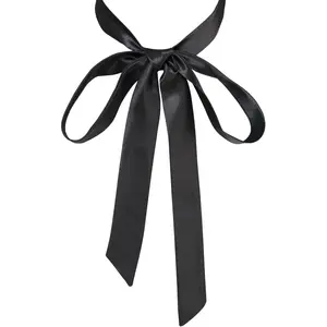 Z-HDW42  Bow Tie for Women, Satin Ribbon Girls Self-tie Bowtie for Uniform, School, Wedding, Cosplay, T-shirt Accessory