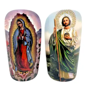 Mary & Joseph Soccer Shin Guards "SMALL" – Faith-Inspired, Durable, Lightweight Protection for Soccer Players