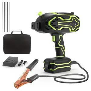 Portable Handheld Welder Gun 110V, 20-120A IGBT Inverter Welding Machine Tools with Auto-Darkening Goggles, Hot Start, Arc Force, Extended Copper Ground Cable for Metal, DIY & Repair
