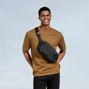 Men's Crossbody Chest Bag - Versatile, Compact, Hands-Free for Daily Travel, Commuting - Luggage Accessory with Enhanced Functionality