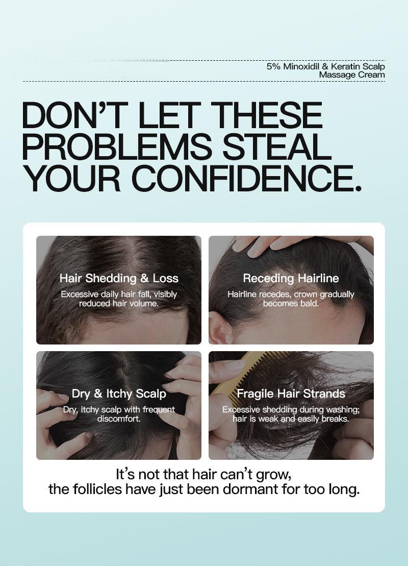 Buy 3 Get 3 Free 5% Minoxidil & Keratin Scalp Massage Cream for Hair Growth Treatment Men Women Nano Foam Essence Fast Regrowth Prevent Loss Buy 3 Get 3 Free 5% Minoxidil & Keratin Scalp Massage Cream for Hair Growth Treatment Men Women Nano Foam Essence Fast Regrowth Prevent Loss