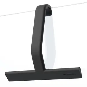 dancemoon JustHang Shower Room Squeegee - All-in-One-Piece Silicone with Built-in Hook Design for Easy Hanging & Cleaning - Minimalist & Hangable